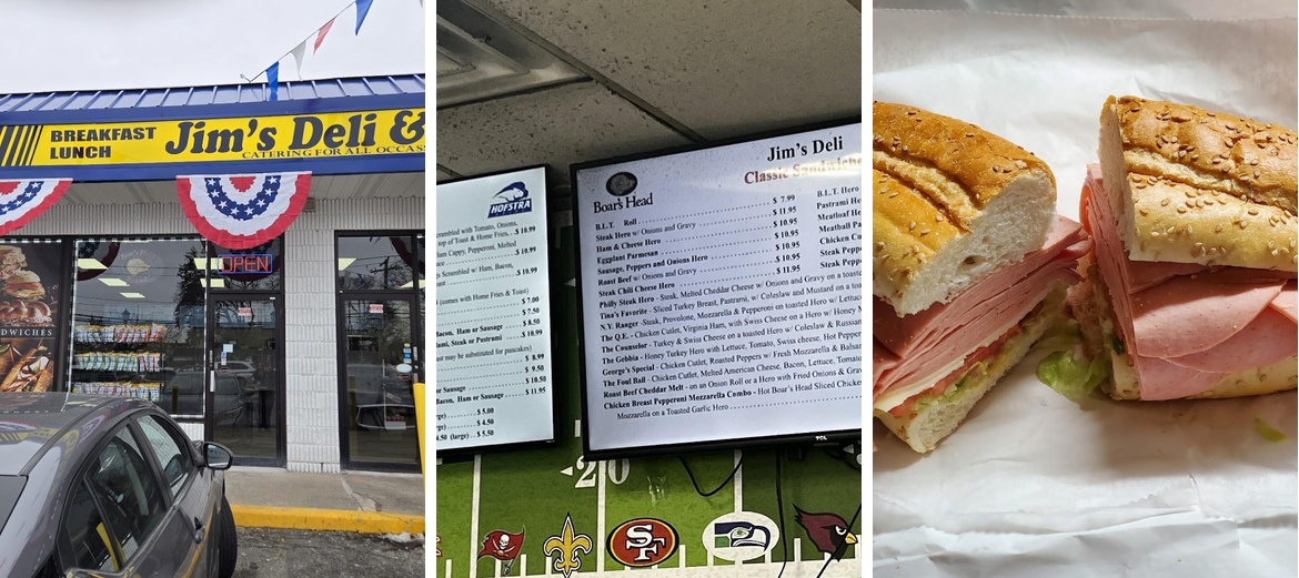 Jim's Delicatessen Menu