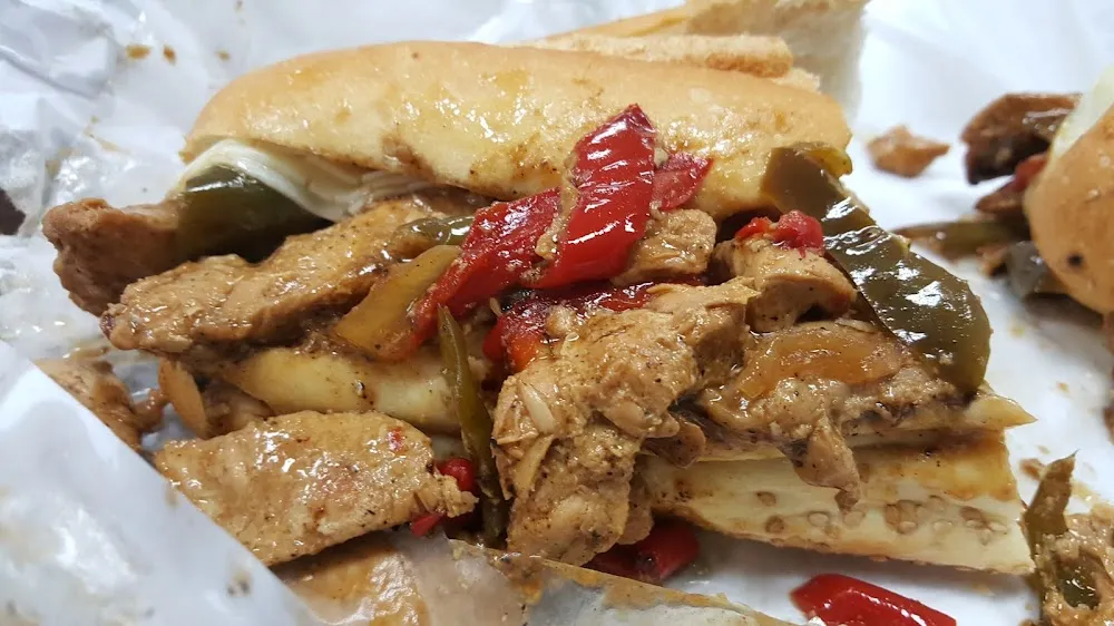 Sausage Peppers and Onions Hero